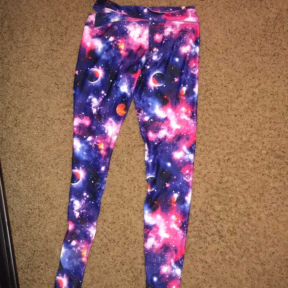 Galaxy rave leggings